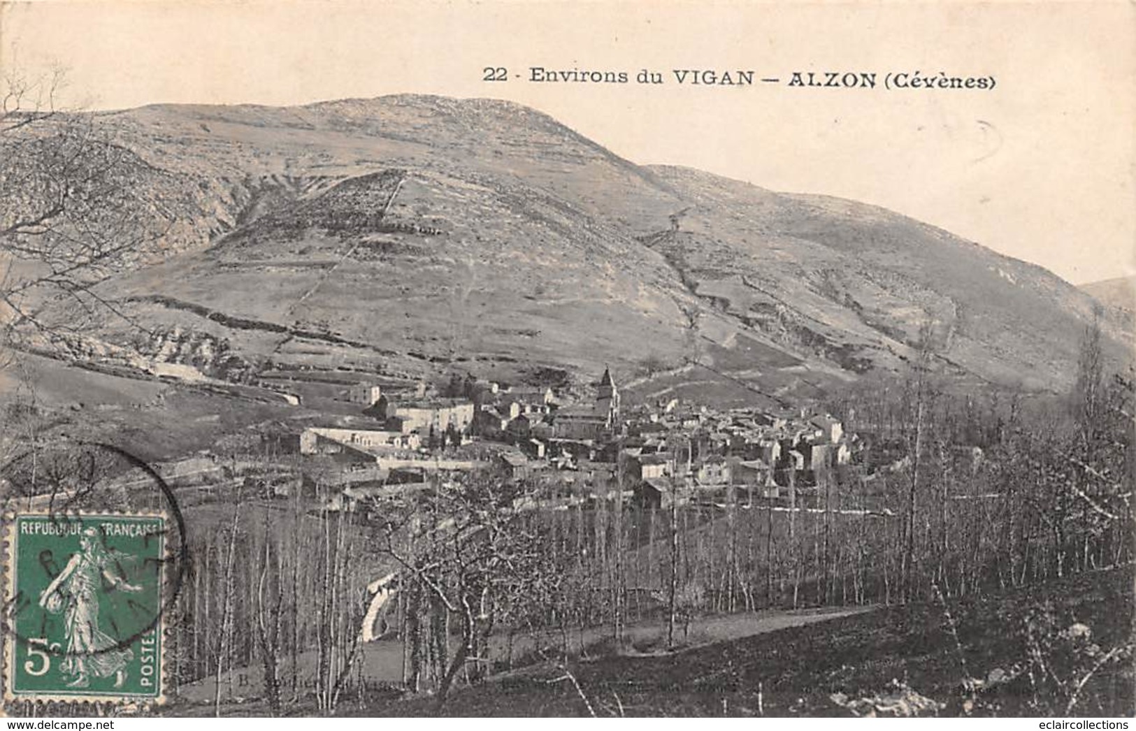 Alzon            30        Vue Du Village           (Voir Scan) - Other & Unclassified