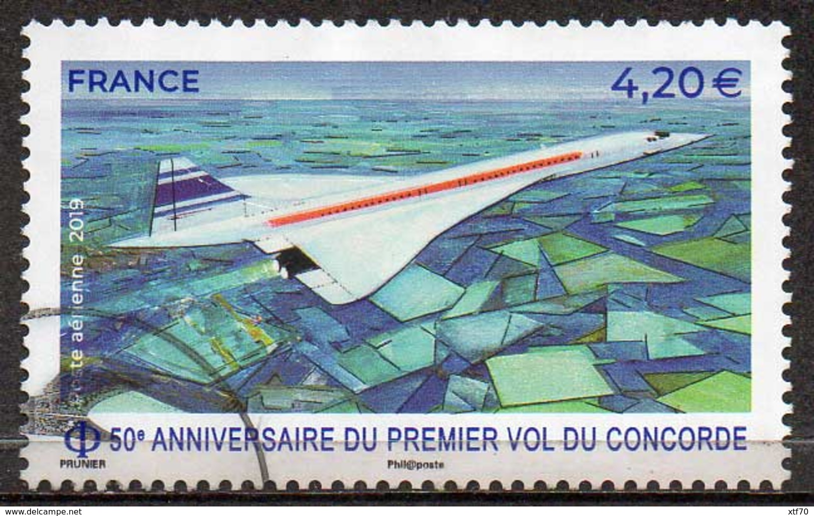 FRANCE 2019 50th Anniversary Of The First Flight Of Concorde - Oblitérés