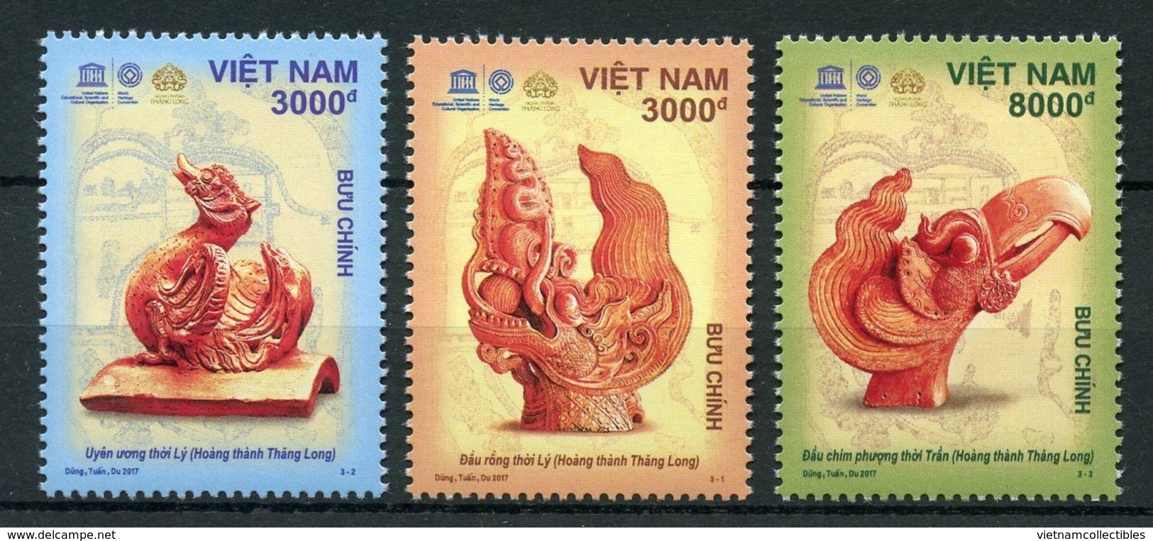 Vietnam Viet Nam MNH Perf Stamps 2017 : Old Citadel Of Hanoi / Bird / Art (Ms1081) - Vietnam