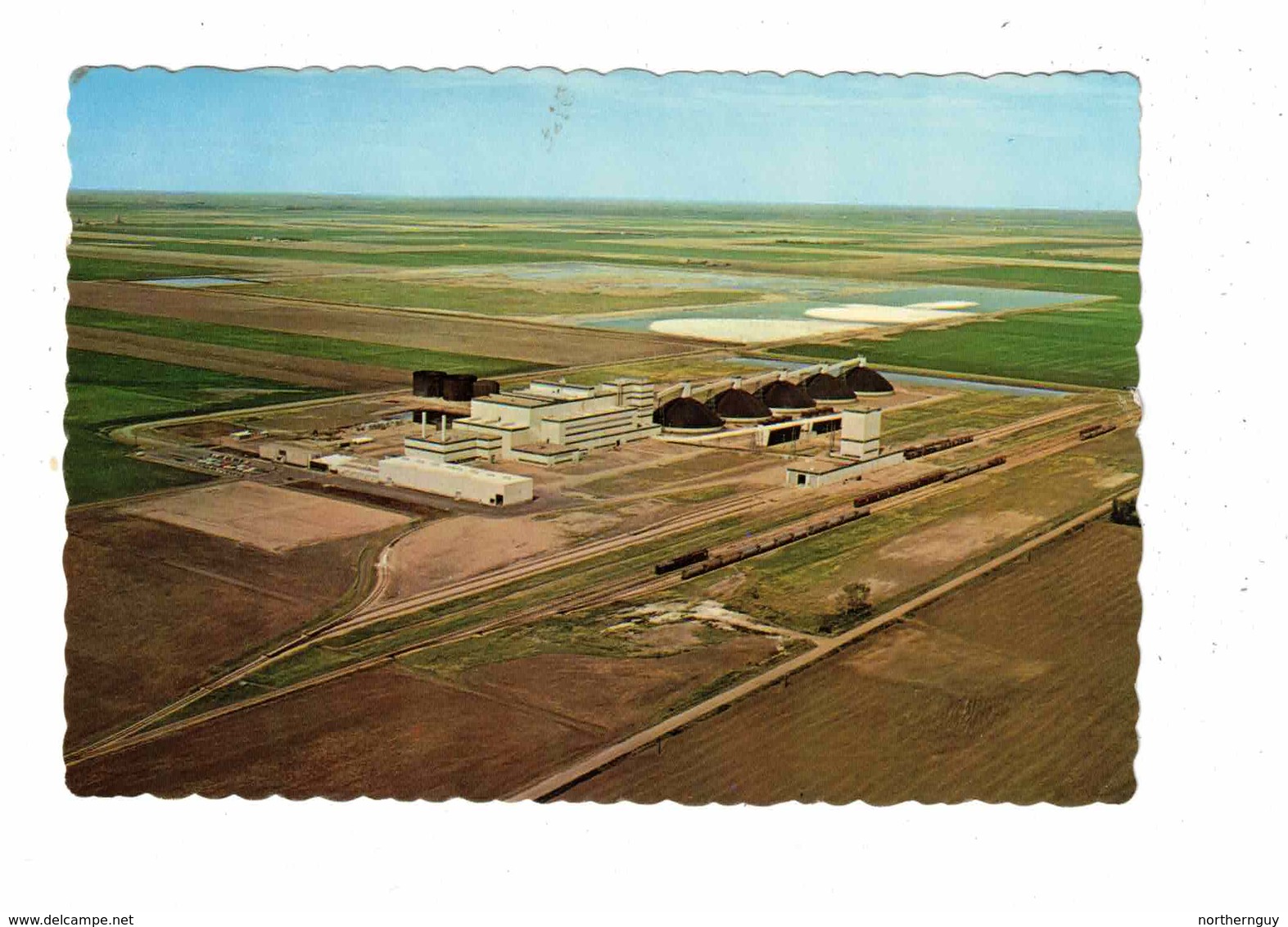 KALIUM, Saskatchewan, Canada, Kalium Chemicals Ltd Potash Refinery, 1978 4X6 Chrome Postcard - Other & Unclassified