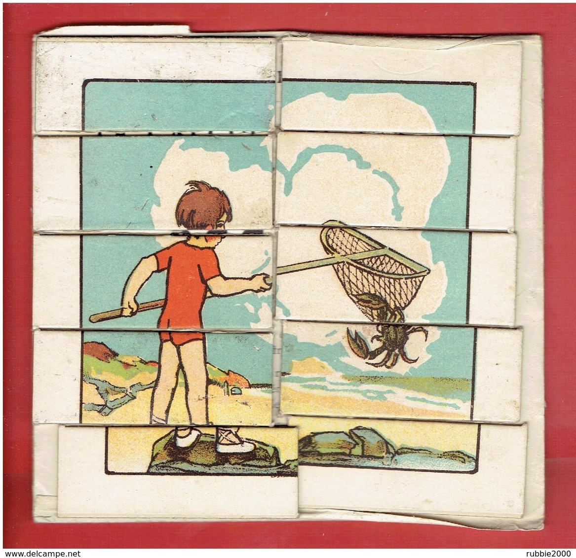 PUZZLE PEDAGOGIQUE LE CALCUL PAR L IMAGE METHODE DANIELI EDITEUR NATHAN 2 PUZZLES L ENFANT A LA MER ENFANTS AU SOLEIL - Puzzles