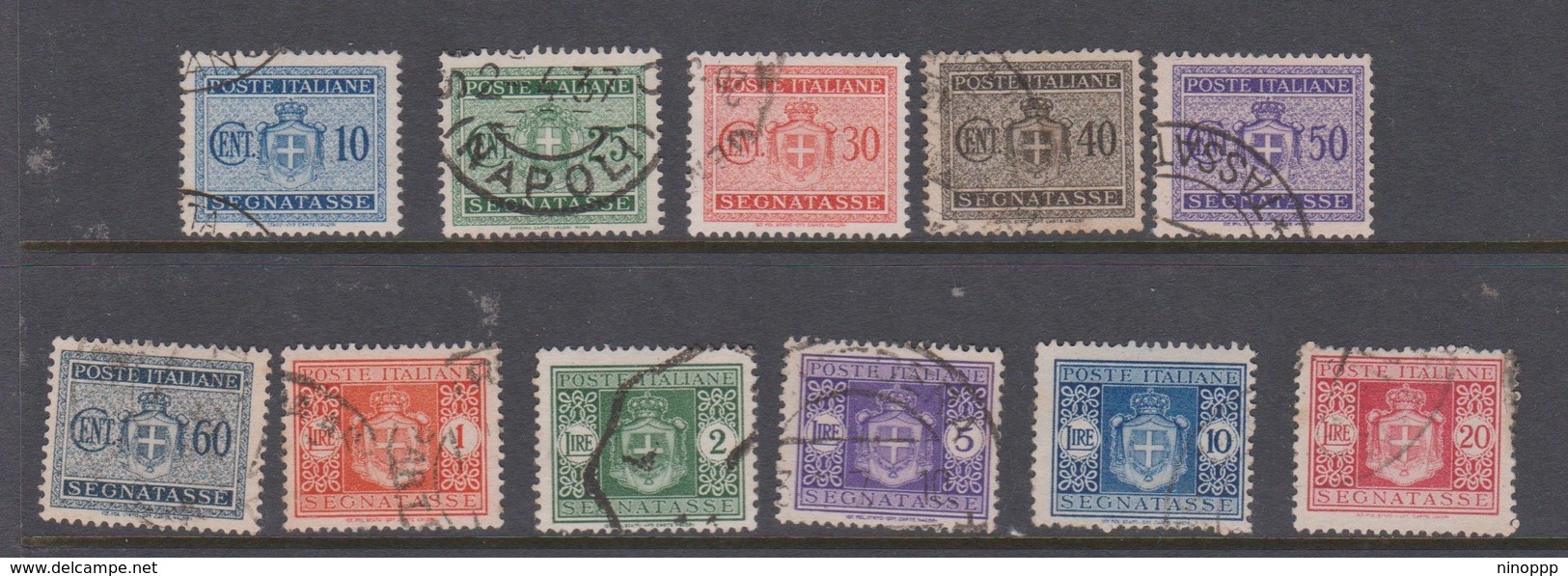 Italy Luogotenenza PD 60-70 1945-46 Postage Due,used, - Strafport