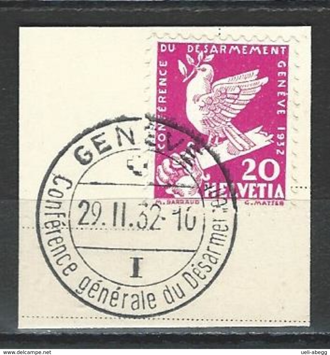 SBK 187 Genève Conf. De Désarmement PEN S143 O 29.2.1932 (Schalttag) - Used Stamps