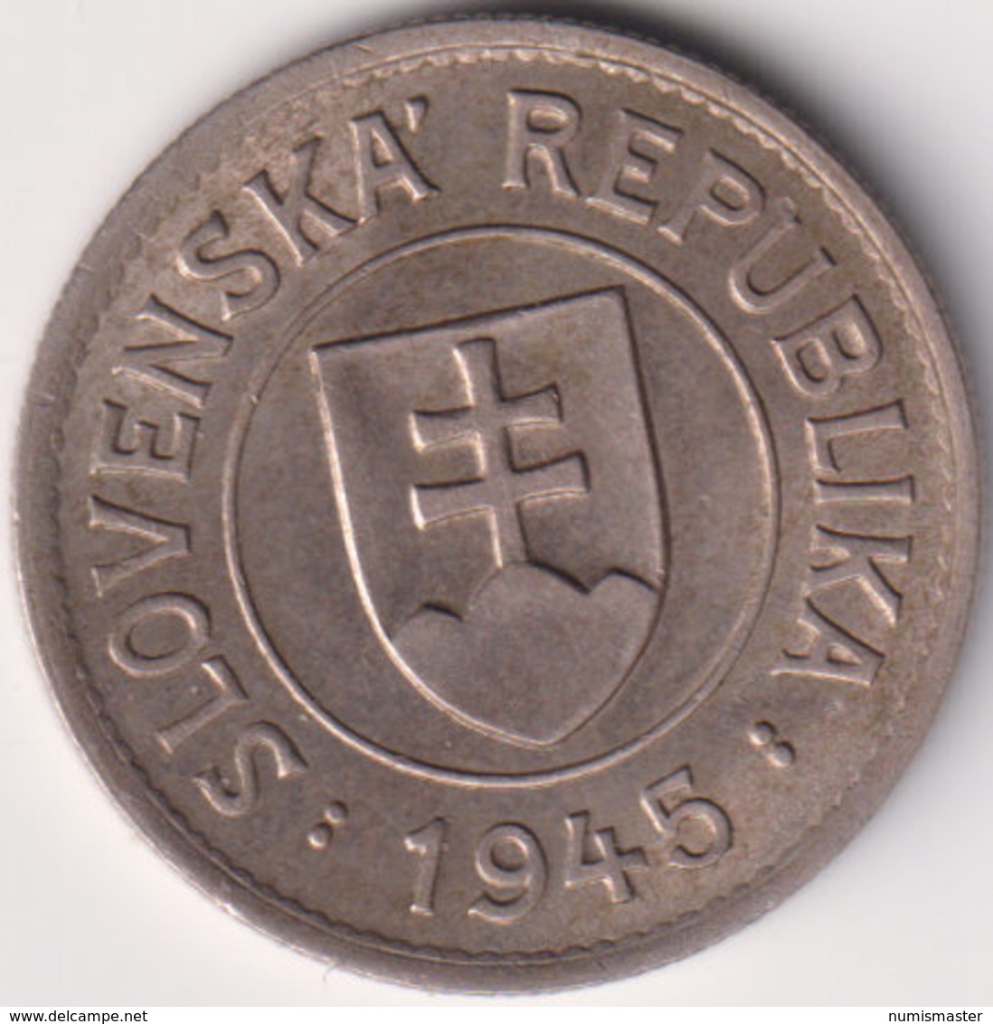 SLOVAKIA , 1 KORUNA 1945 - Eslovaquia