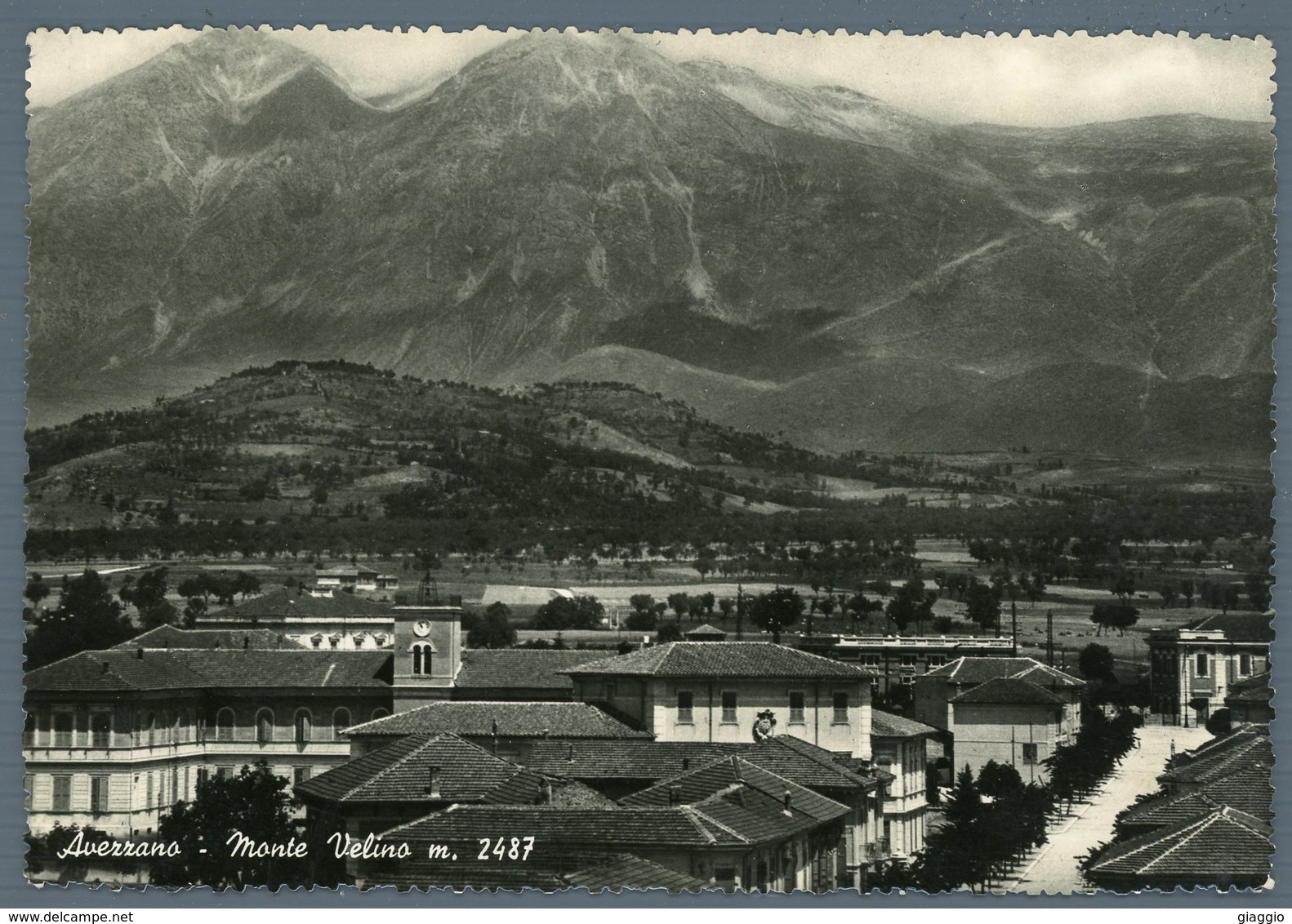 °°° Cartolina - Avezzano Monte Velino Viaggiata  °°° - Avezzano