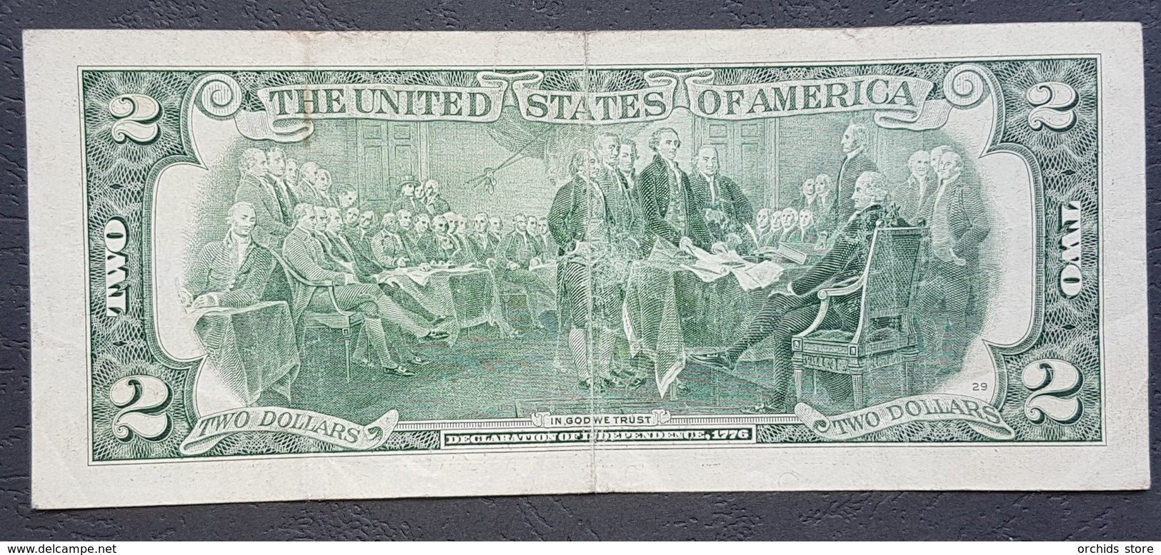 EM0407 - USA 2 Dollars Banknote 2003 Series A 3 #C06143005A - Federal Reserve Notes (1928-...)