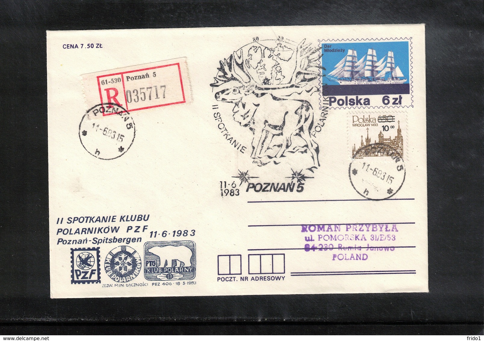 Poland / Polska 1983 Spitsbergen Interesting Cover - Other & Unclassified