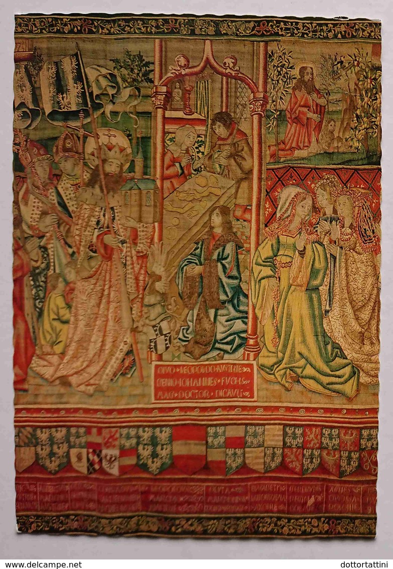 HEILIGENKREUZ - Stiftsgalerie - Bildteppich Von Dr. Fuchsmagen (1510) - Markgraf Leopold III Der Heilige Mit Familie  A2 - Heiligenkreuz