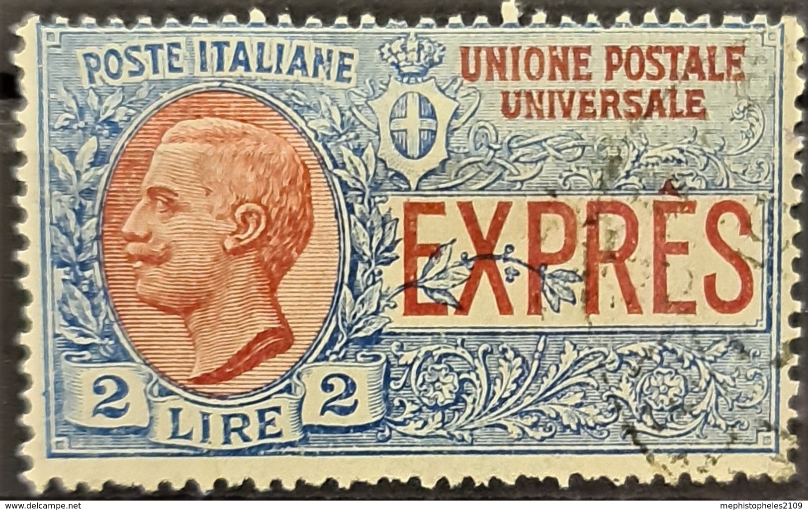 ITALIA / ITALY 1925 - Canceled - Sc# E7 - 2L - Eilsendung (Eilpost)