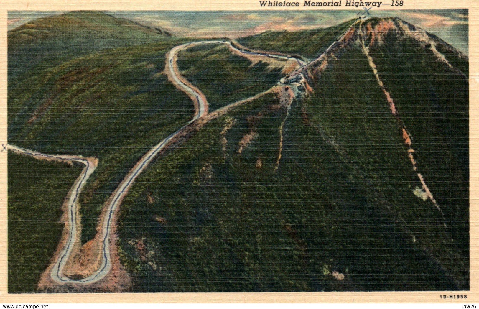 Whiteface Mountain Memorial Highway Lake-Placid - New-York NY - Aerial View 158 - Adirondack