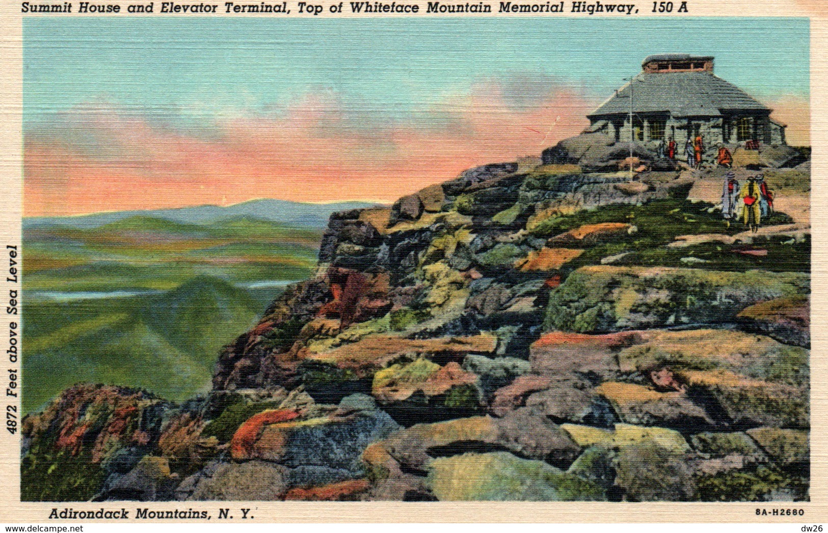 Summit House And Elevator Terminal, Whiteface Mountain Memorial Highway - Adirondack Mountains, New-York NY - Adirondack