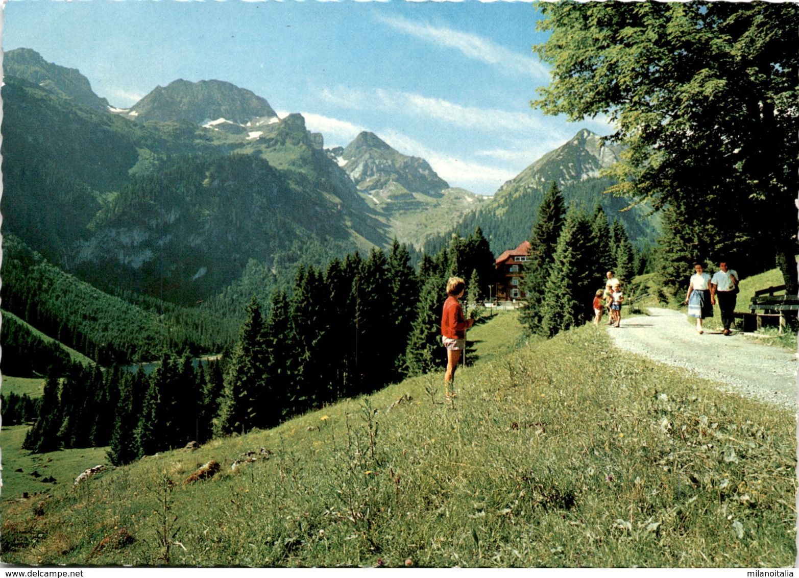 Kurhaus Voralp - Grabs SG - Voralpsee Mit Faulfirstgruppe (66) * 29. 7. 1966 - Grabs