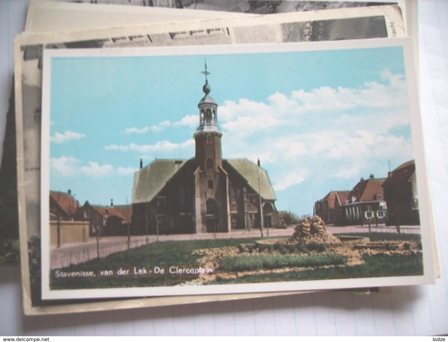 Nederland Holland Pays Bas Stavenisse Plein Met Kerk Oud - Stavenisse