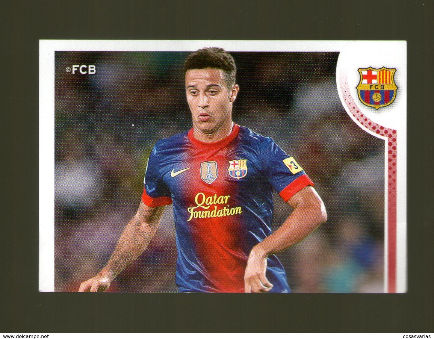 BARÇA Cromo 119 - FC BARCELONA 2012 2013 COLECCION OFICIAL CROMOS PANINI Futbol PICTURE CARD CHROMOS CHROM CROMOS - Spanish Edition