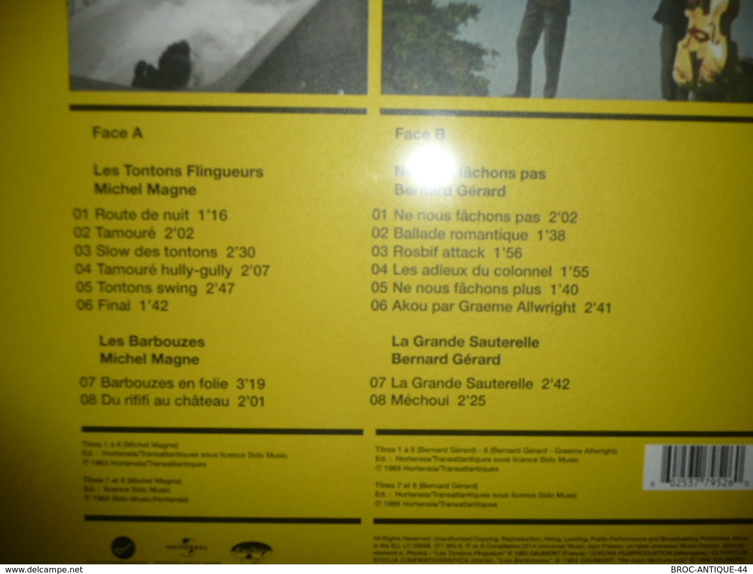 LP N°3729 - LE CINEMA DE GEORGES LAUTNER & MICHEL AUDIARD - MUSIQUE DE MICHEL MAGNE & BERNARD GERARD - Filmmusik