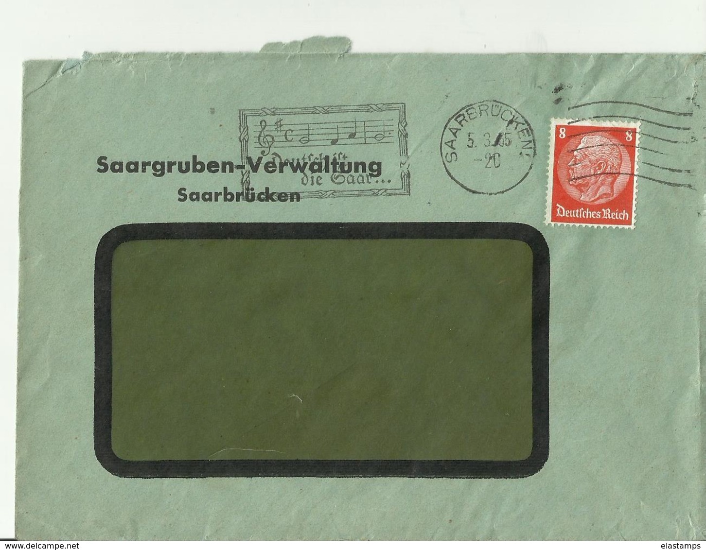 DR CV 1935 SAARBRUCKEN - Briefe U. Dokumente