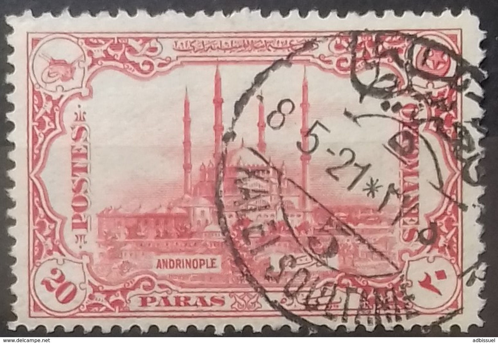 TURQUIE TURKEY N° 175 1913 OBLITERE  C. à D. KALEI SOULTANI - Used Stamps