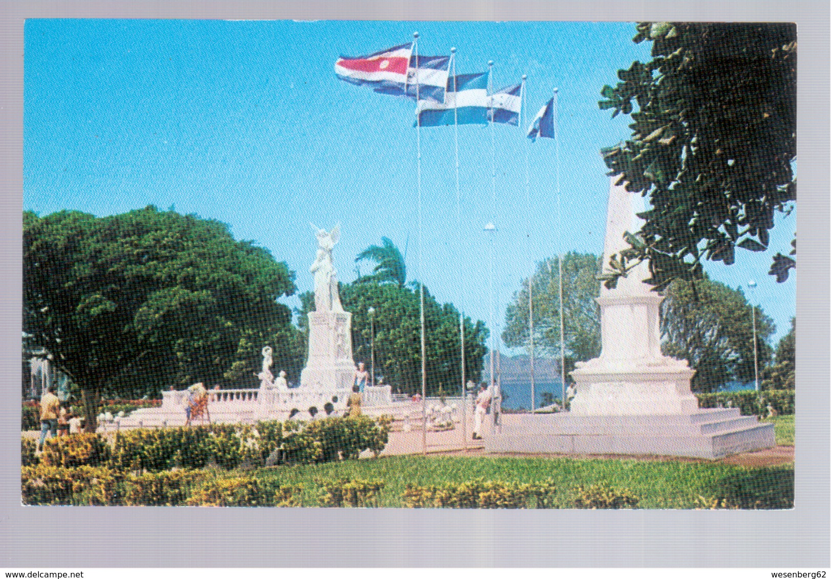 Nicaragua Managua - Monumento Ruben Dario 1967 Old Postcard - Nicaragua