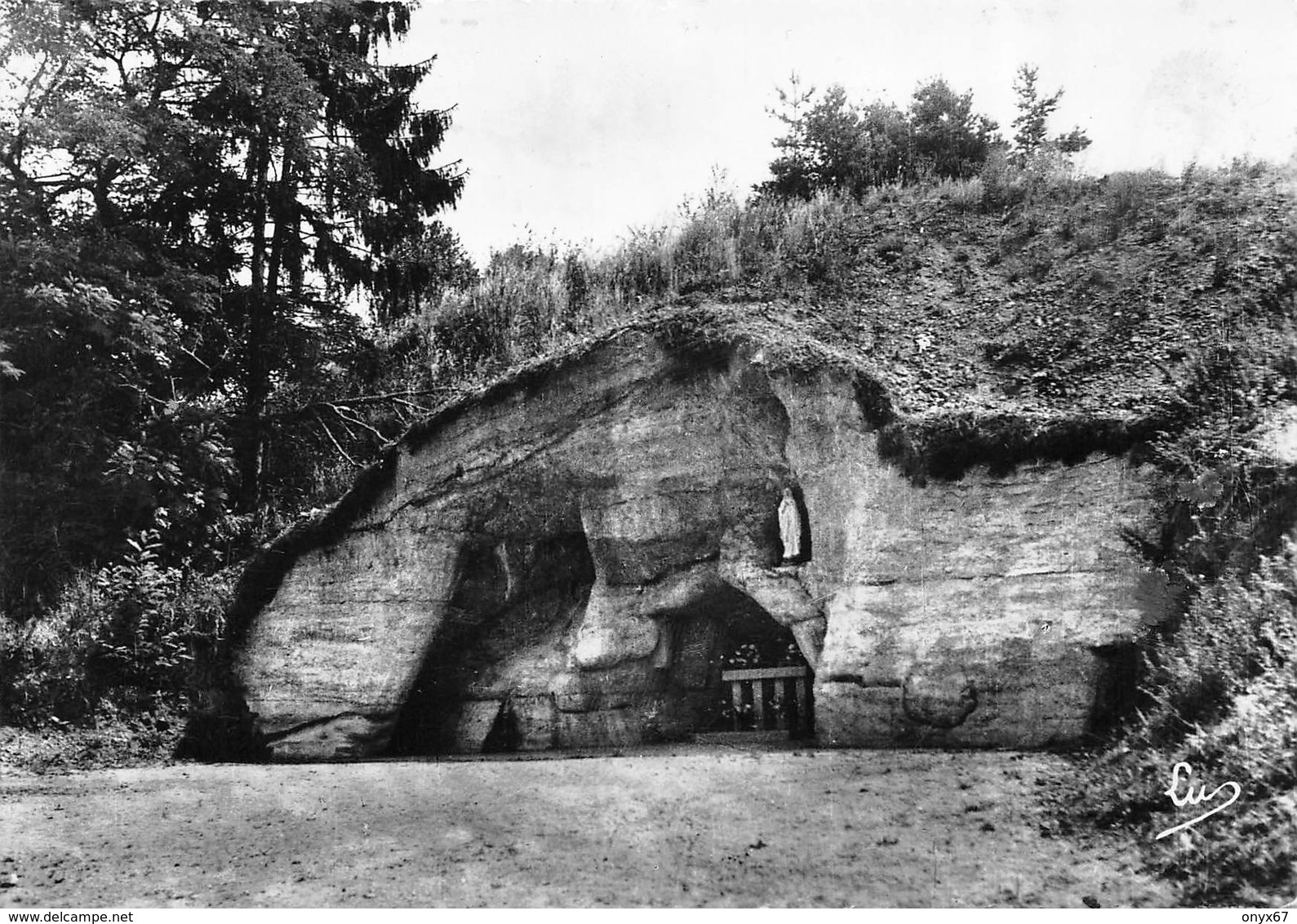 LUSSE (88-Vosges) Grotte Notre Dame De Lourdes CARTE GRAND FORMAT  - VOIR 2 SCANS - - Autres & Non Classés