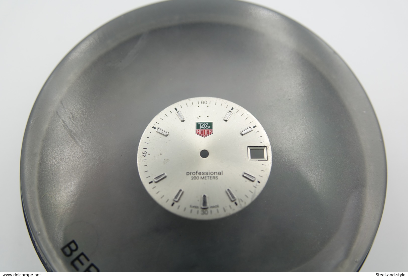 Watches PARTS : DIAL TAG HEUER PROFESSIONAL 2000 Series MEN ** - Color : Silver - Vintage - Genuine Parts- Swiss - Otros & Sin Clasificación
