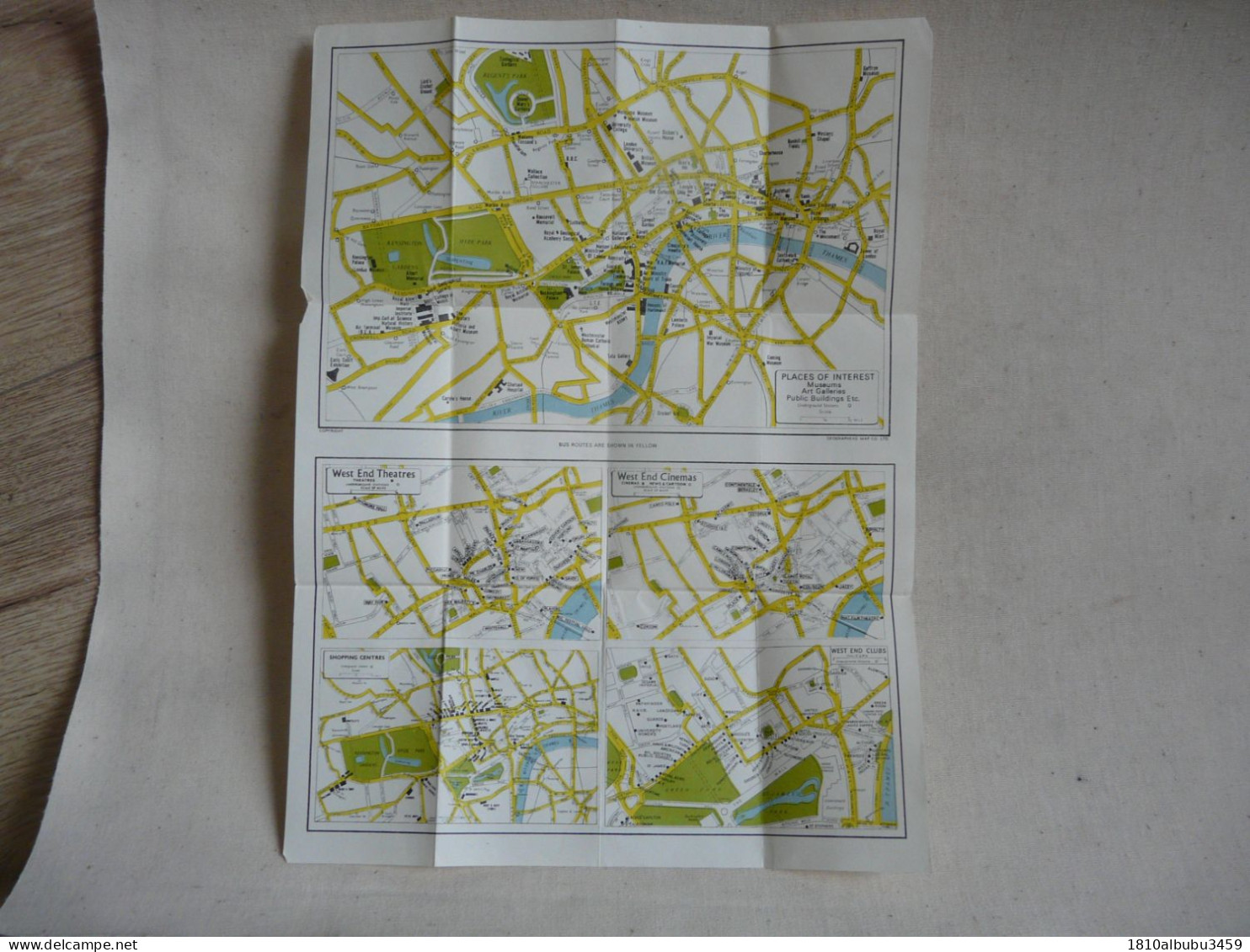 GEOGRAPHERS' LONDON - GUIDE And MAP - Europa