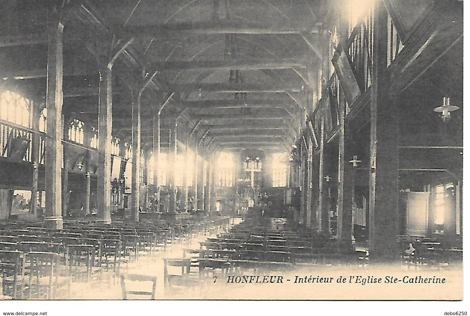 HONFLEUR Intérieur De L'église Ste Catherine - Honfleur