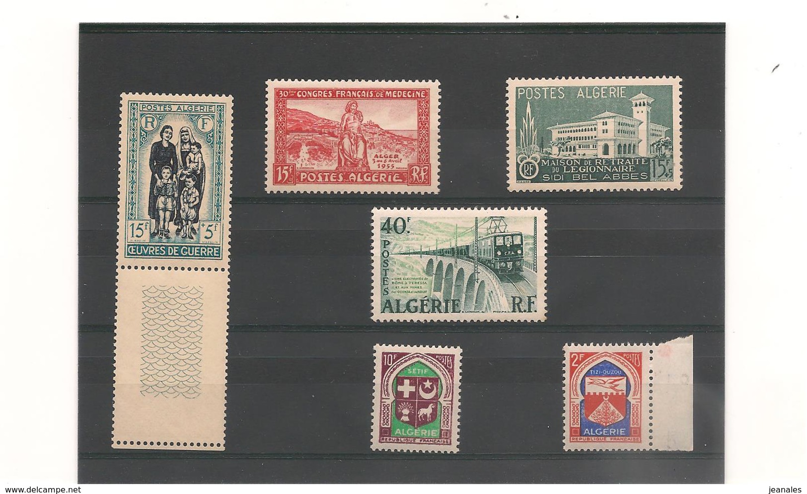 1955/58  Petit Lot  N° Y/T :326-330-334-337A - 337E-340-** Côte: 24,50 € - Unused Stamps