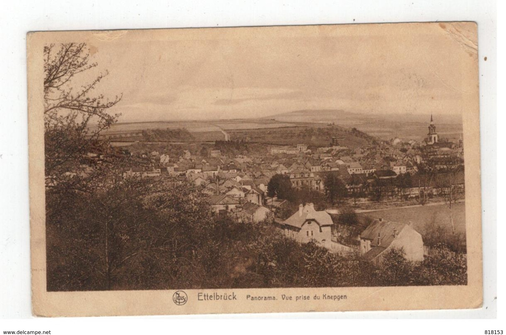 Ettelbruck  Panorama . Vue Prise Du Knepgen 1926 - Ettelbrück