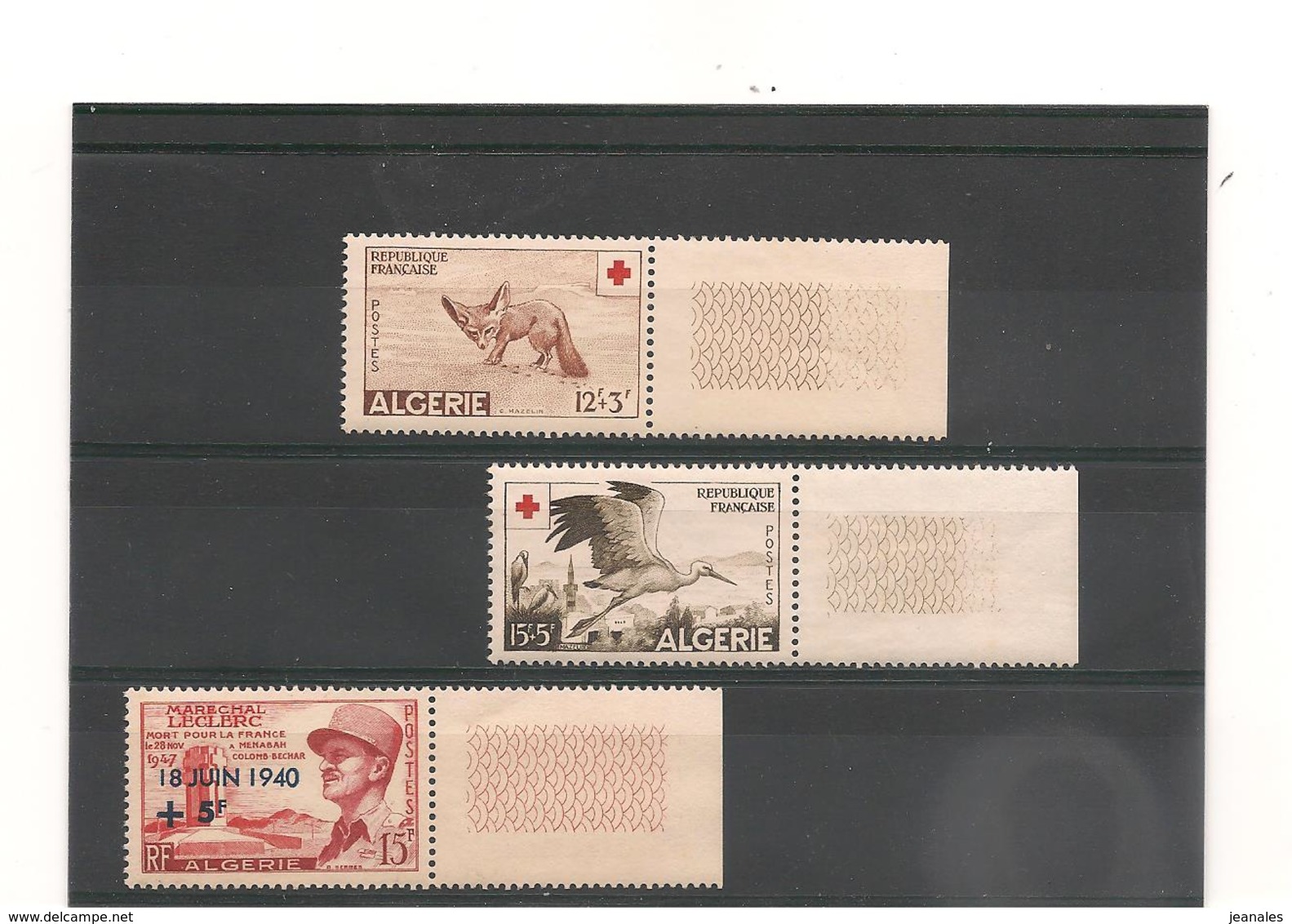 1957 CROIX ROUGE Et ANNIVERSAIRE DE L'APPEL DU GÉNÉRAL DE GAULLE   N° Y/T : 349/345** Côte:23,50 € - Unused Stamps