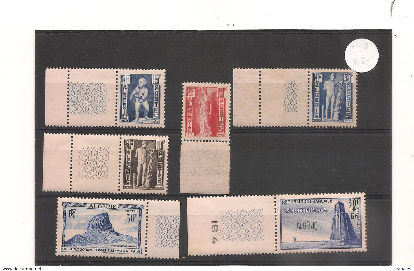 1952 Petit Lot    N° Y/T : 288/293**- 298/299** Côte : 14,50 € - Unused Stamps