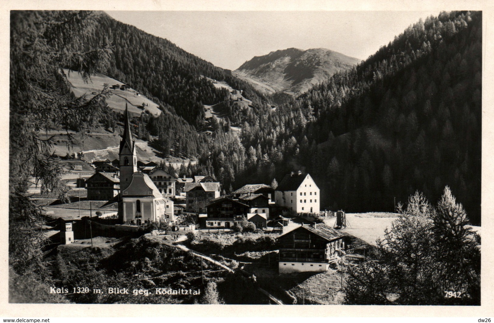 Tyrol, Tirol - Kals Am Großglockner - Blick Gegen Ködnitztal - Tampon: Höhenluftolt - Kals