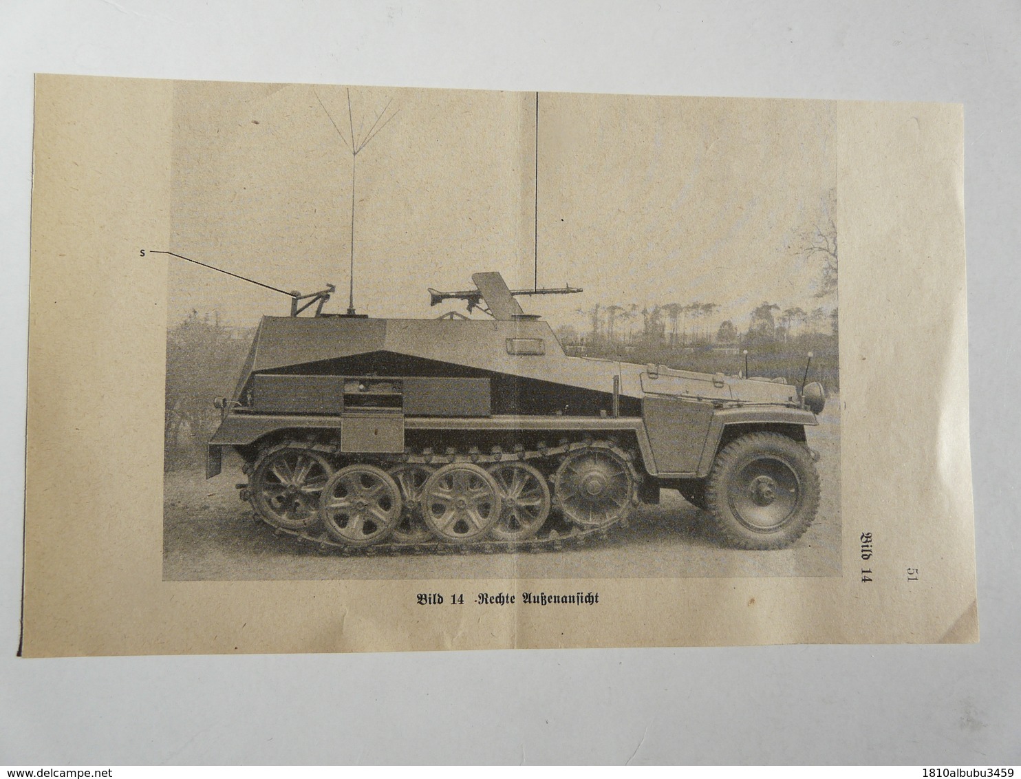 MILITARIA - ILLUSTRATIONS " LEICHTER SCHÜTZENPANZERWAGEN" 1943 - Vehicles
