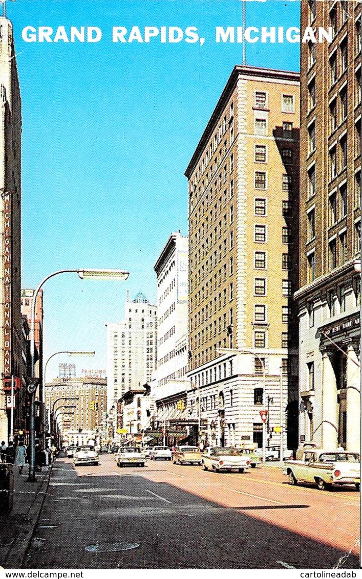 [DC12222] CPA - UNITED STATES - MICHIGAN - GRAND RAPIDS - MONROE AVENUE - Viaggiata 1960 - Grand Rapids