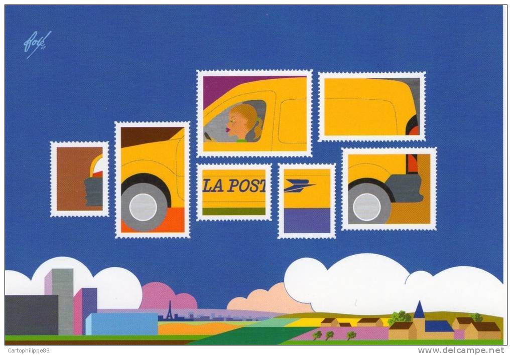 ILLUSTRATEUR FORÉ  LA POSTE ILE DE FRANCE VISUALIA - Fore