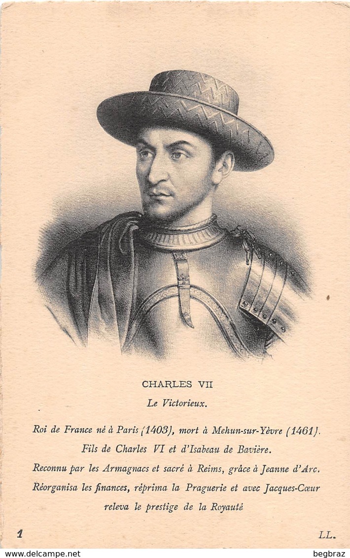 CHARLES VII  ROI DE FRANCE - Histoire