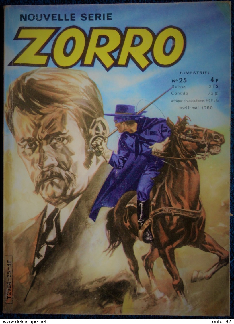 ZORRO - N° 25 - Avril - Mai 1980 . - Zorro