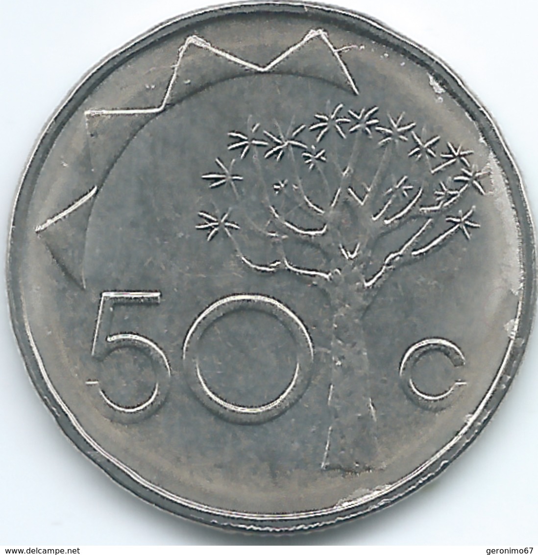 Namibia - 2008 - 50 Cents - KM3 - Namibie