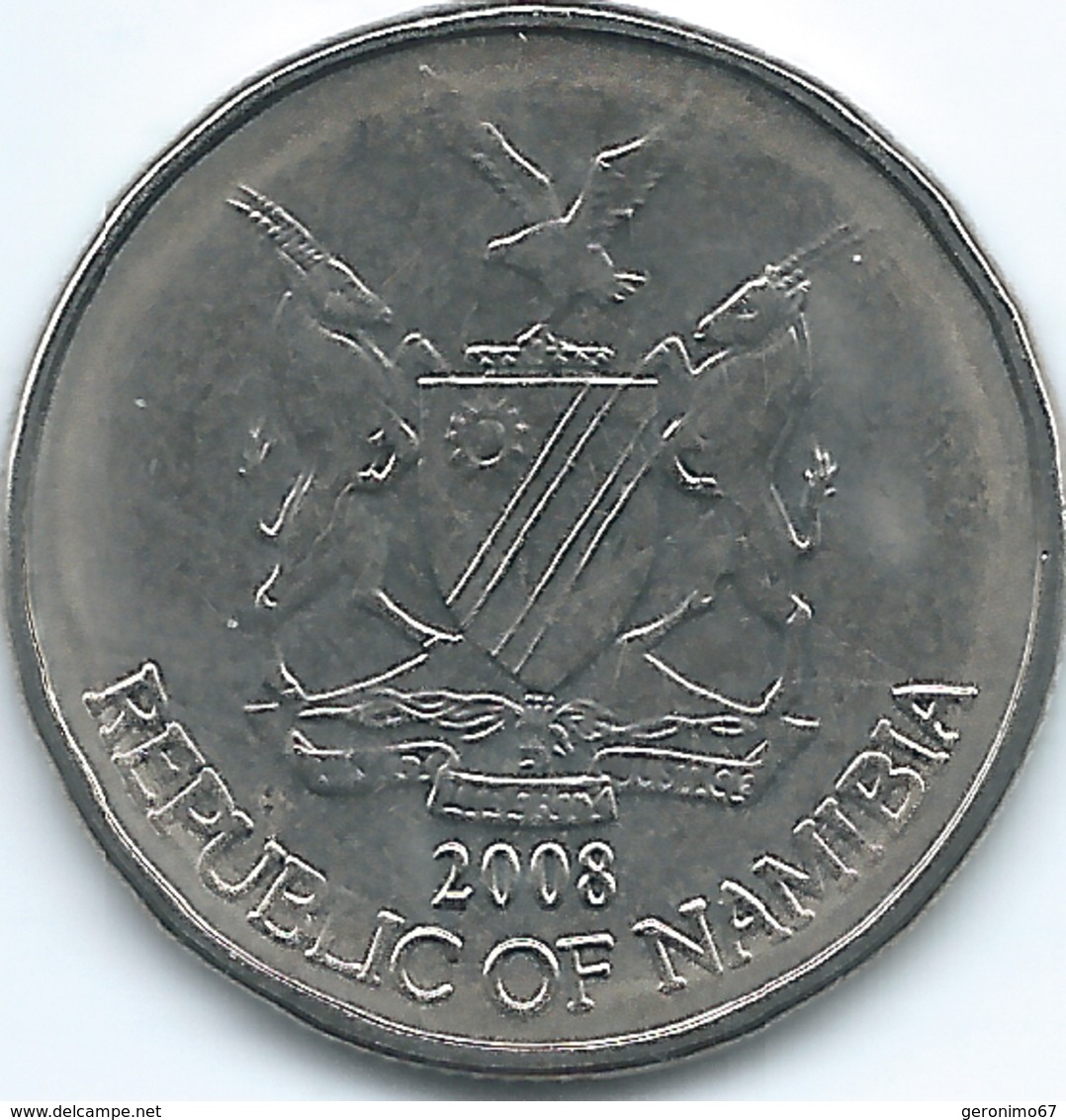 Namibia - 2008 - 50 Cents - KM3 - Namibie