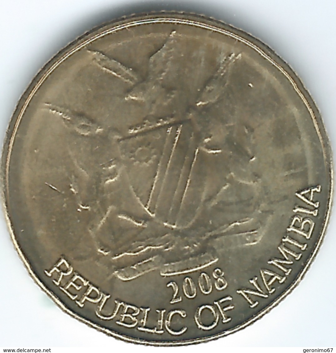 Namibia - 2008 - 1 Dollar - KM4 - Namibie