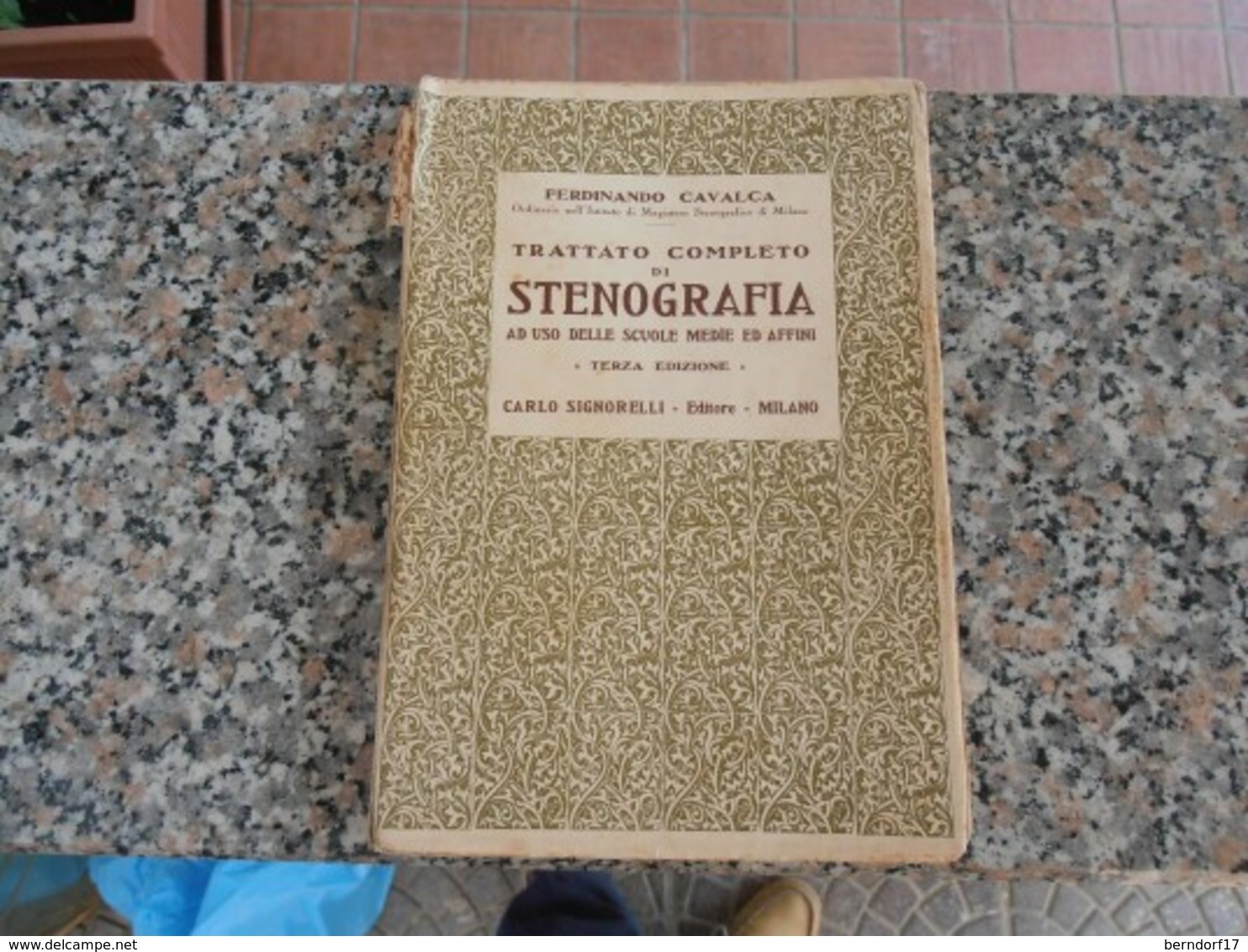 Trattato Completo Di Stenografia - 1933 - Libri Antichi