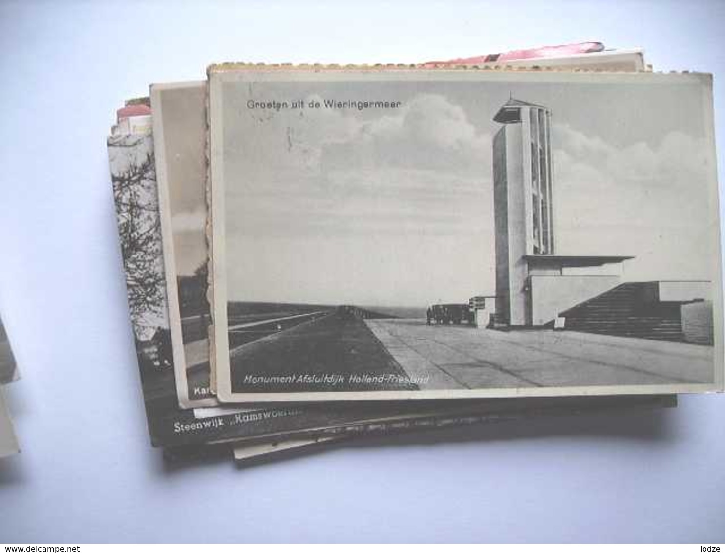 Nederland Holland Pays Bas Wieringermeer Monument Afsluidijk Oude Auto - Den Oever (& Afsluitdijk)