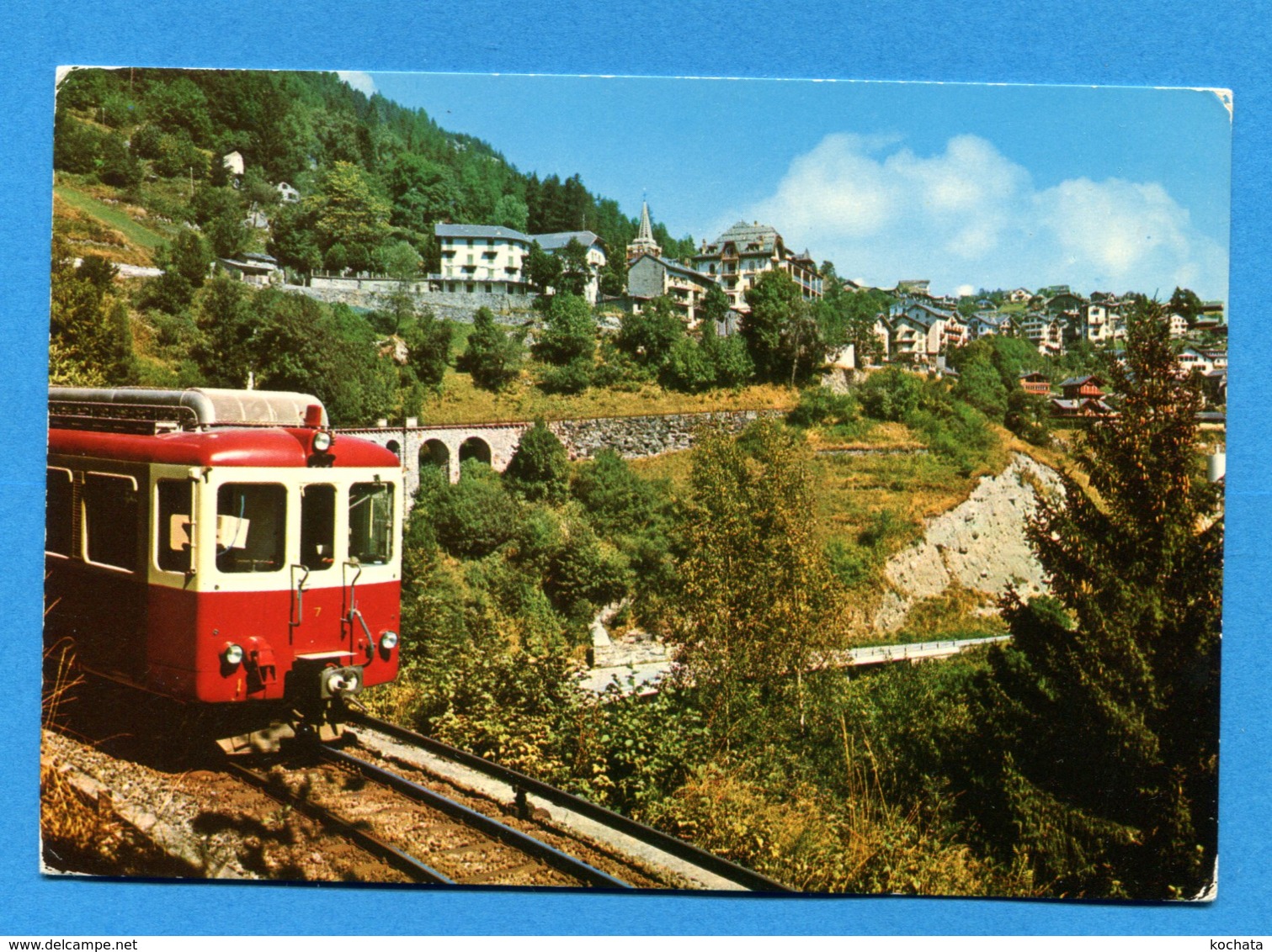 NY769, Finhaut, Ligne Martigny - Châtelard - Chamonix, Train, Bahn, 1925, GF, Non Circulée - Finhaut