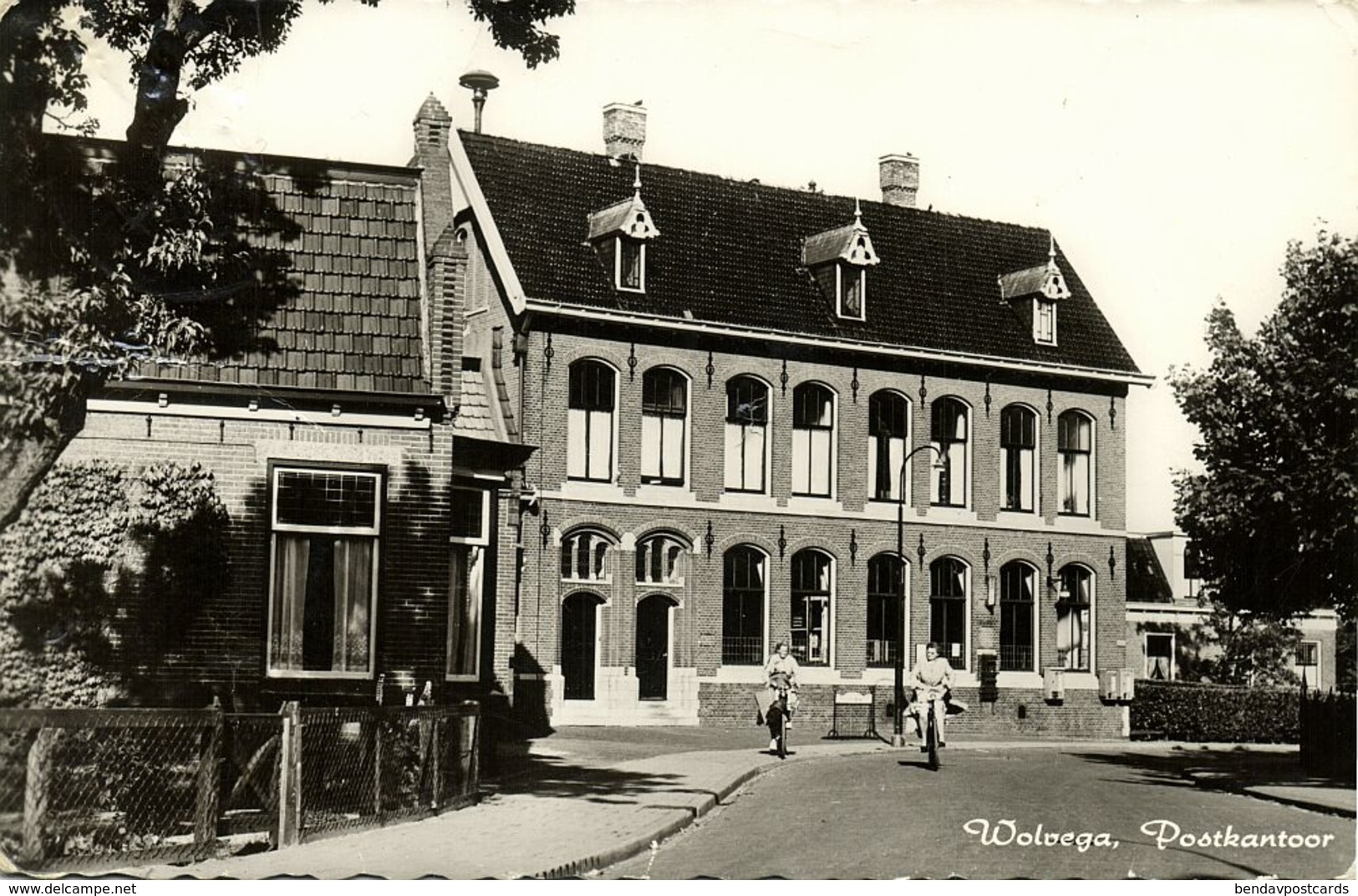 Nederland, WOLVEGA, Postkantoor (1950s) Ansichtkaart - Wolvega