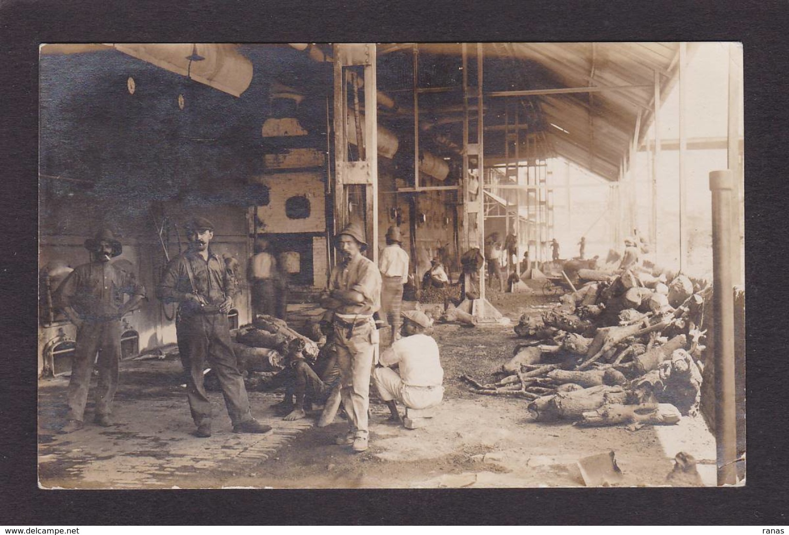 CPA Congo Belge Carte Photo écrite Lupumbashi Métier - Belgisch-Kongo