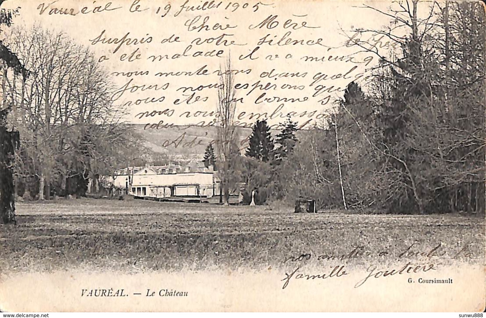 95 - Vauréal - Le Château (1905)  (prix Fixe) - Vauréal