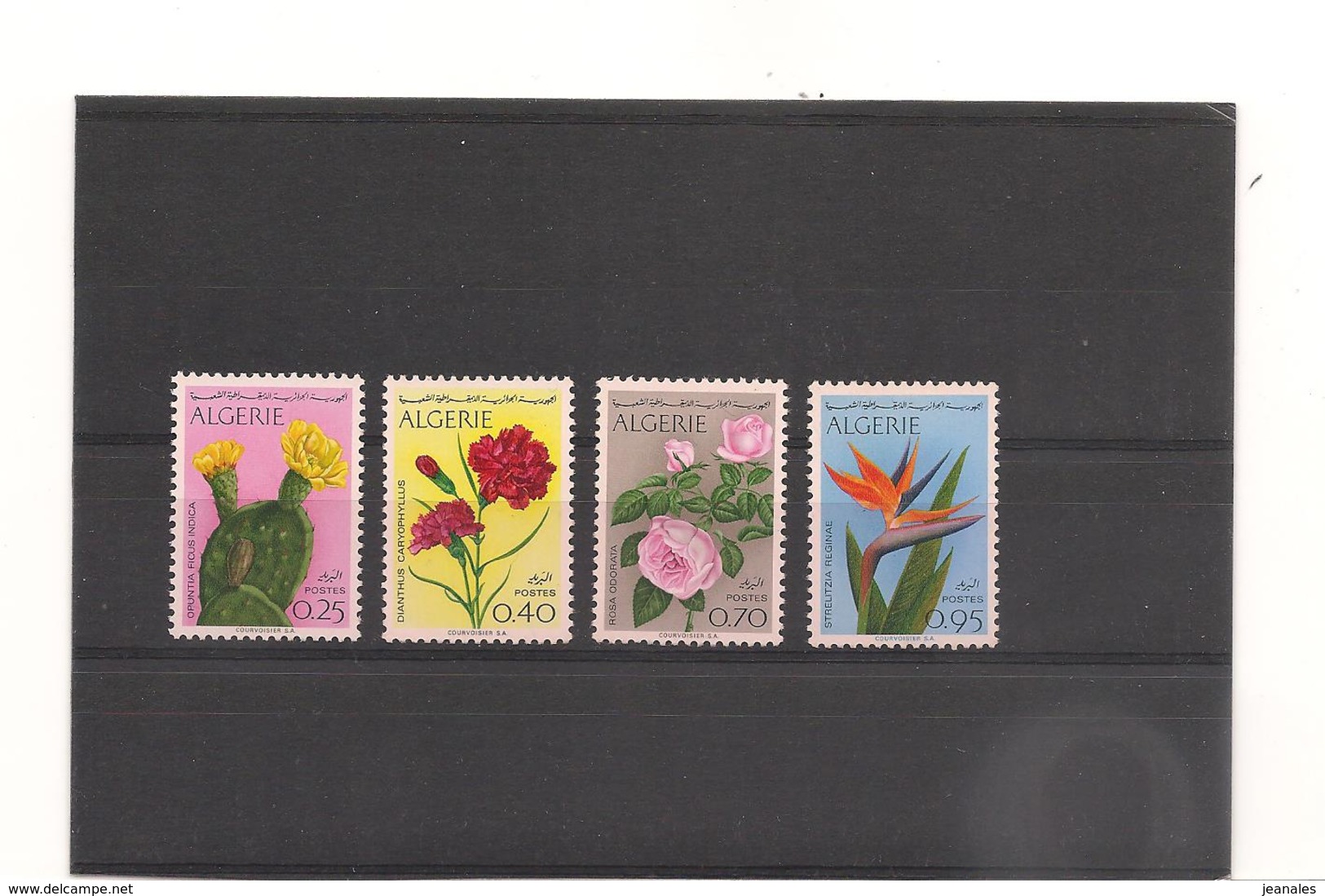 1969 FLEURS/FLOWERS N° Y/T : 424/427** - Algérie (1962-...)