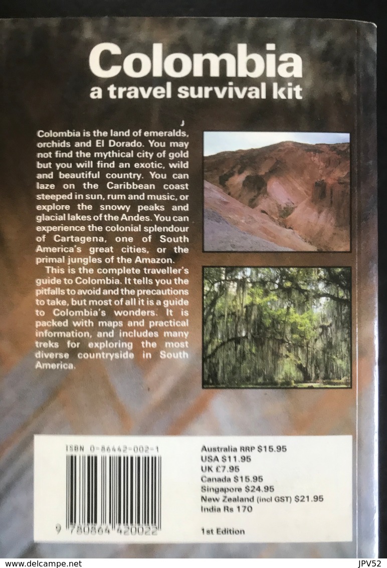 (172) Colombia A Travel Survival Kit - Krzysztof Dydynski - 1988 - 360p. - America Del Sud