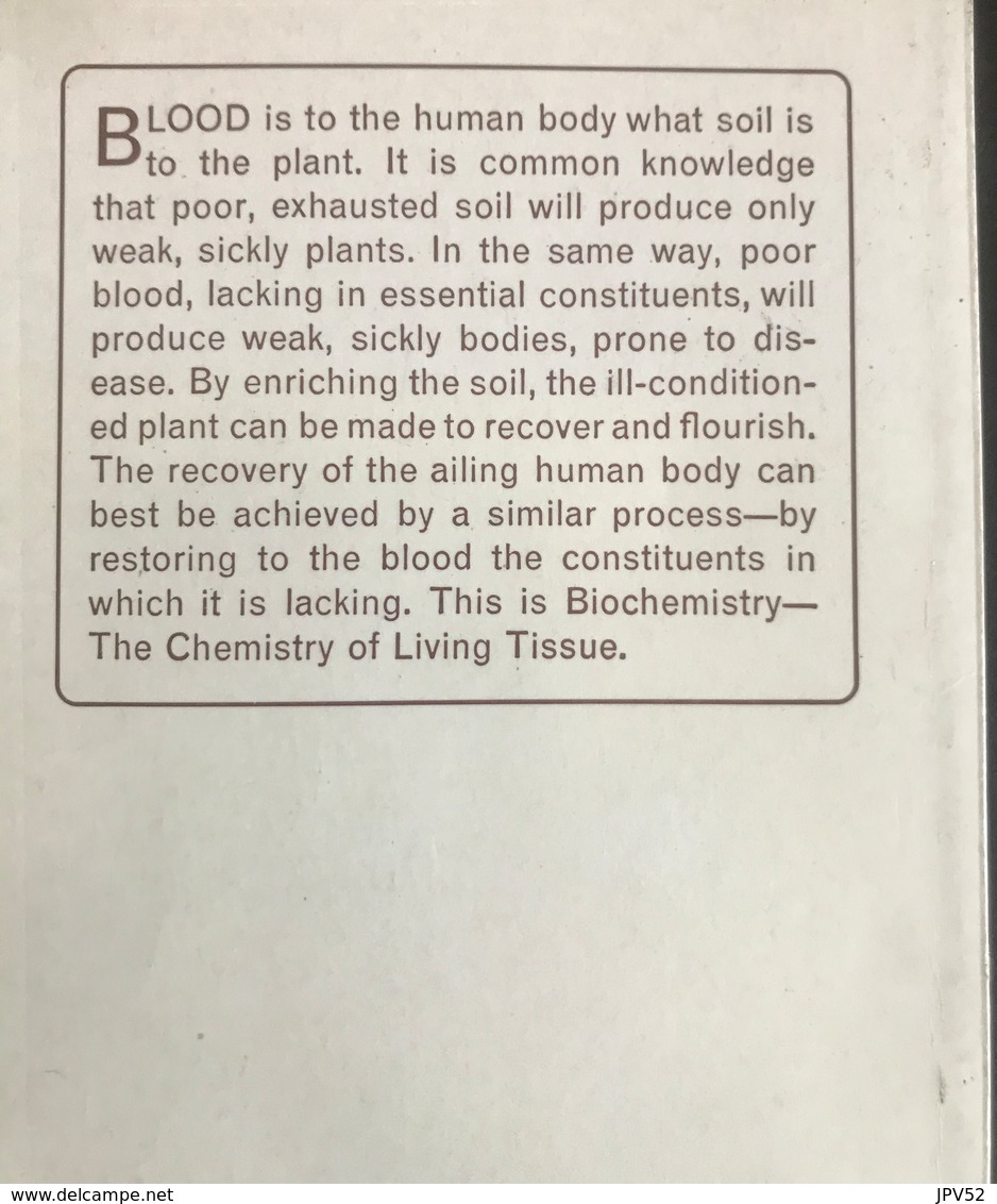 (173) Biochemic Handbook Dr. W.H. Schuessler - 1977 - 124p. - Ciencias Biológicas