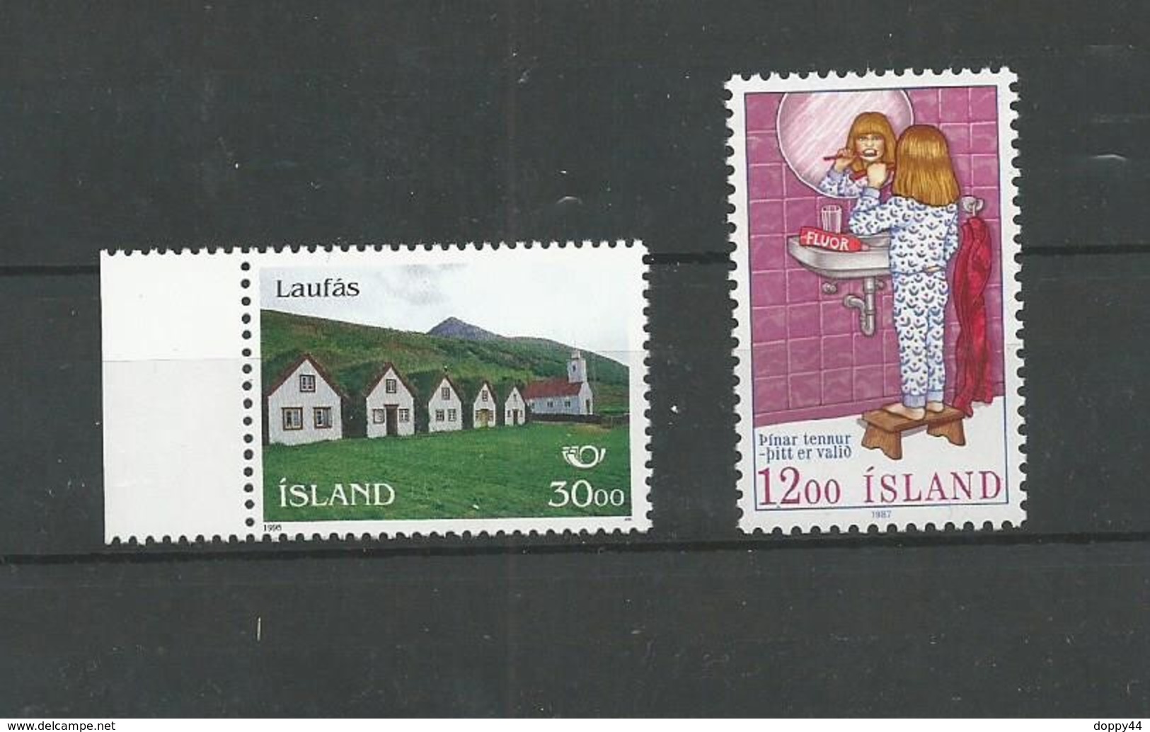 ISLANDE  2  TP  NEUFS - Unused Stamps