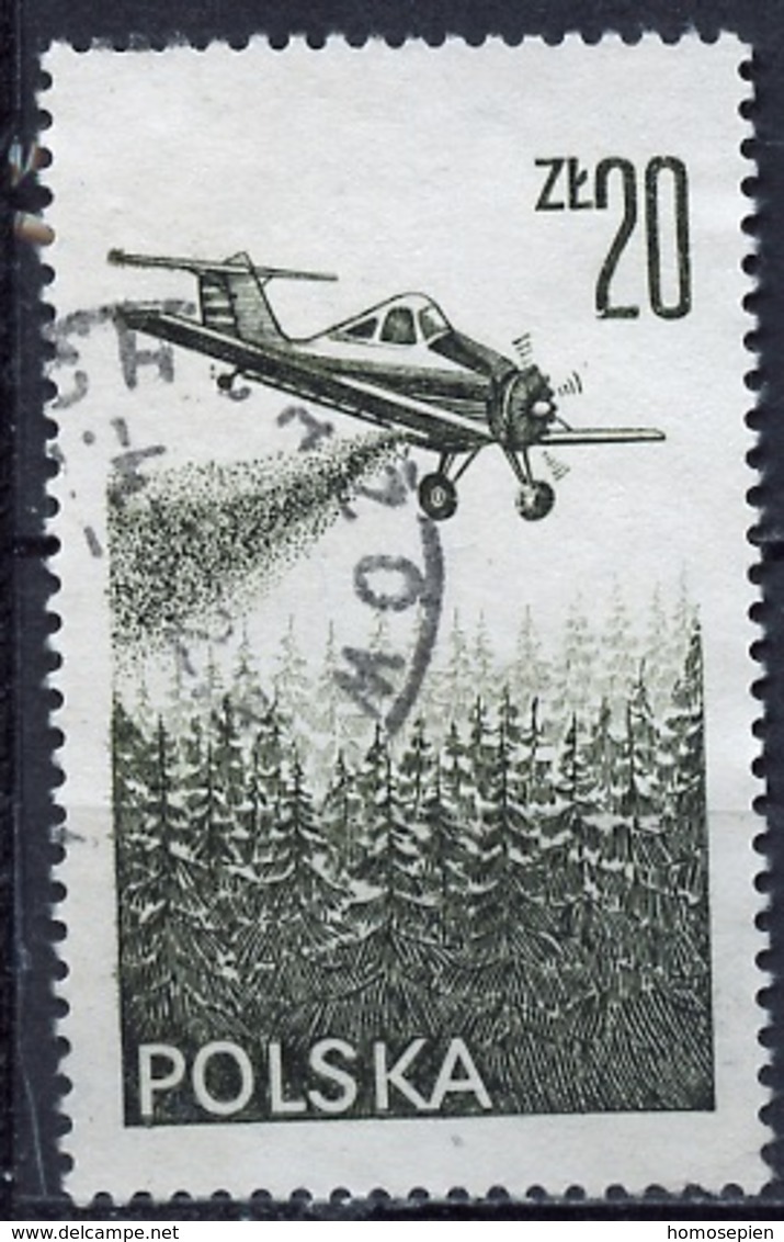 Pologne - Poland - Polen Poste Aérienne 1977 Y&T N°PA57 - Michel N°F2484 (o) - 20z Avion PZL106 - Used Stamps